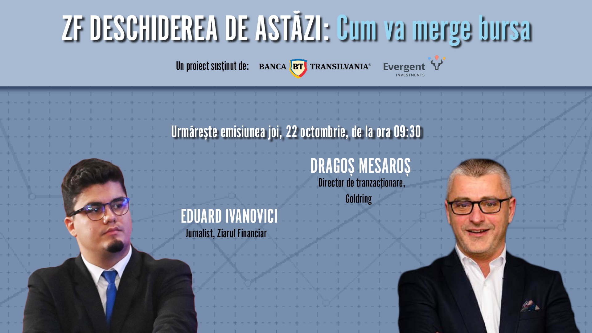 Marcări de profit observate pe Bursa de Valori București, conform declarațiilor lui Dragoș Mesaroș