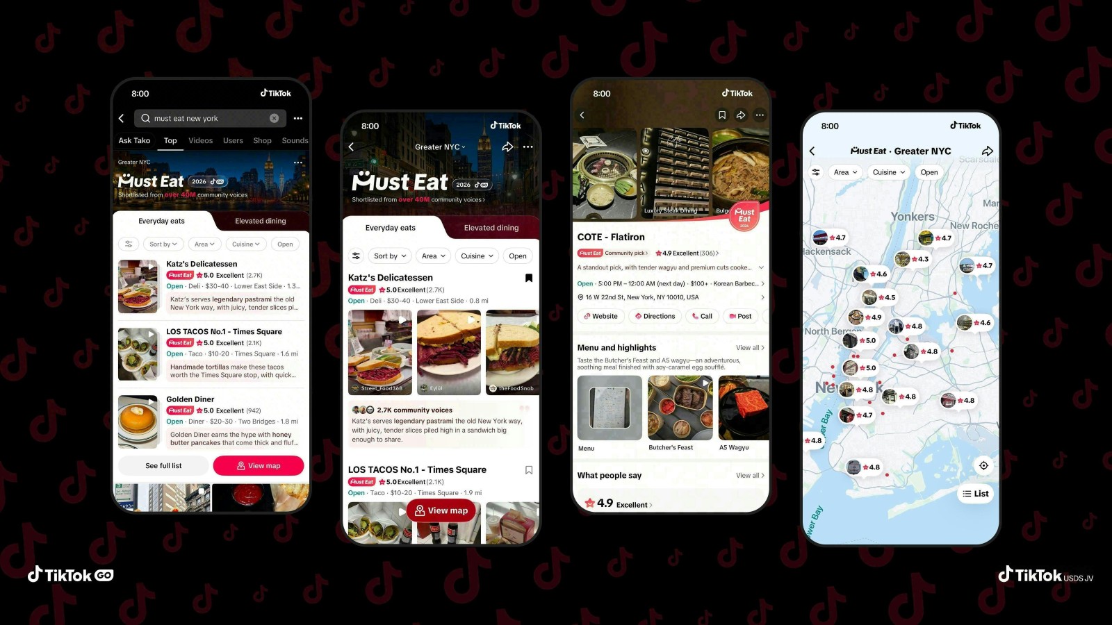 TikTok introduce funcția „Must Eat” pentru descoperirea restaurantelor prin conținutul utilizatorilor