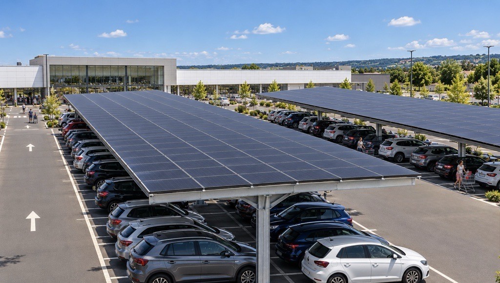 Greenvolt Next și Carrefour vor instala carporturi fotovoltaice în Franța