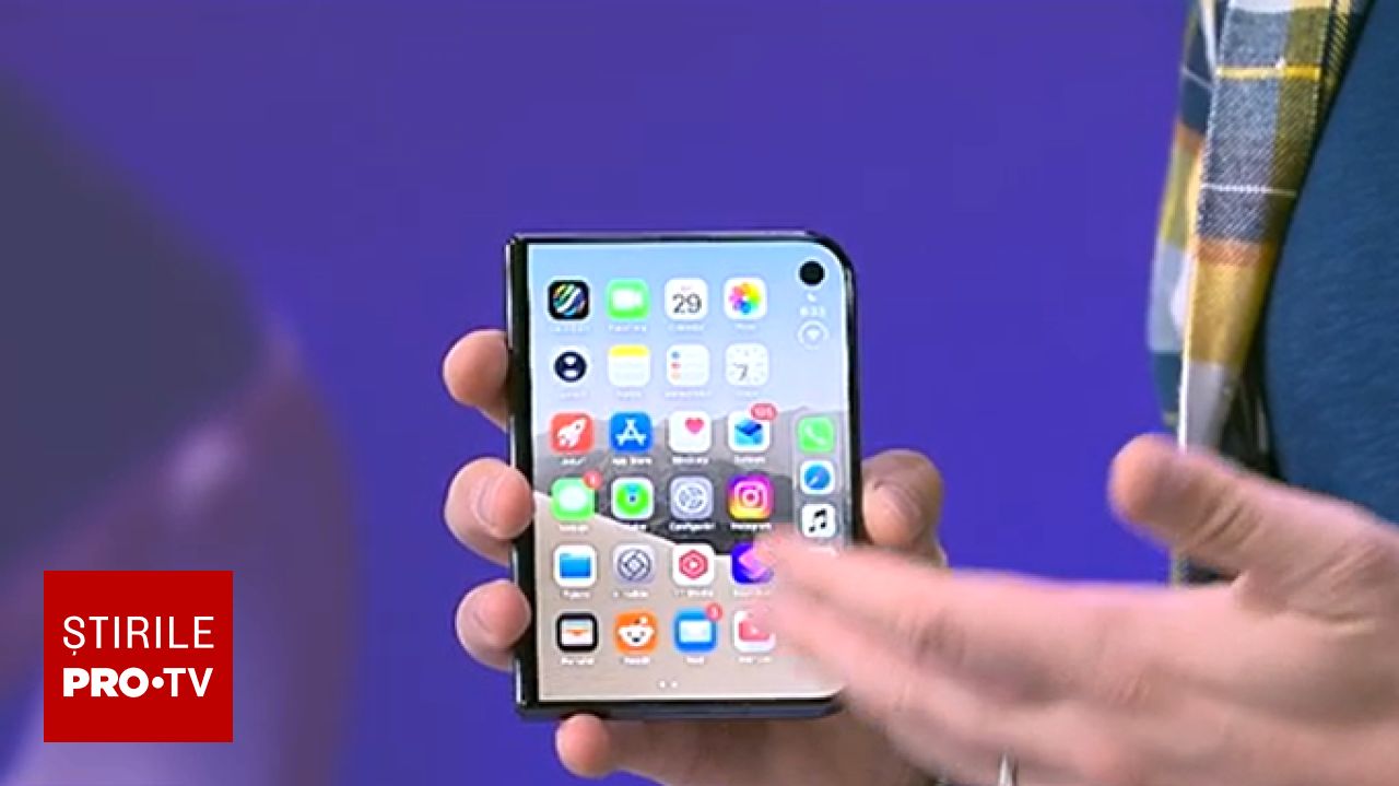 Apple introduce iPhone Duo, primul telefon pliabil cu două ecrane din oferta companiei