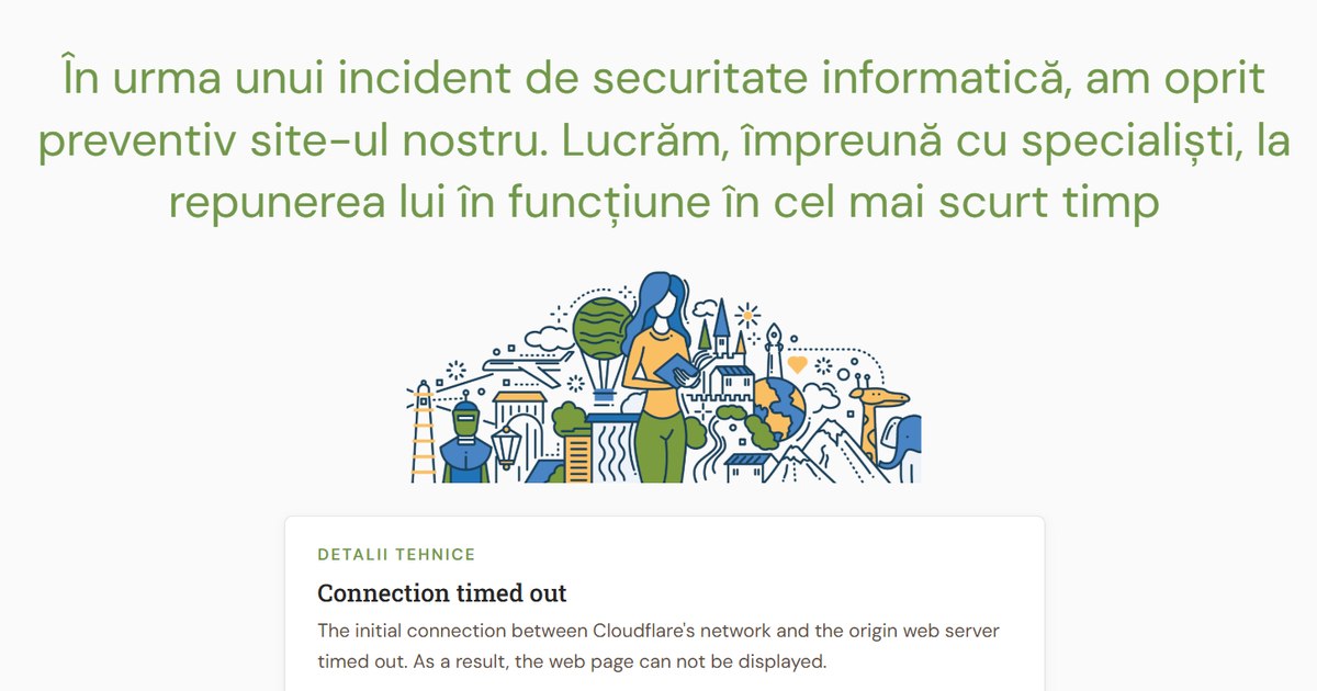 Incident de securitate cibernetică la Cărturești: site-ul și aplicația sunt indisponibile