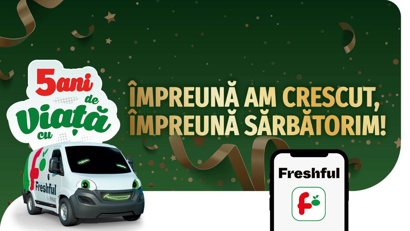 Freshful by eMAG își sărbătorește aniversarea: 5 milioane de comenzi livrate și impact economic major