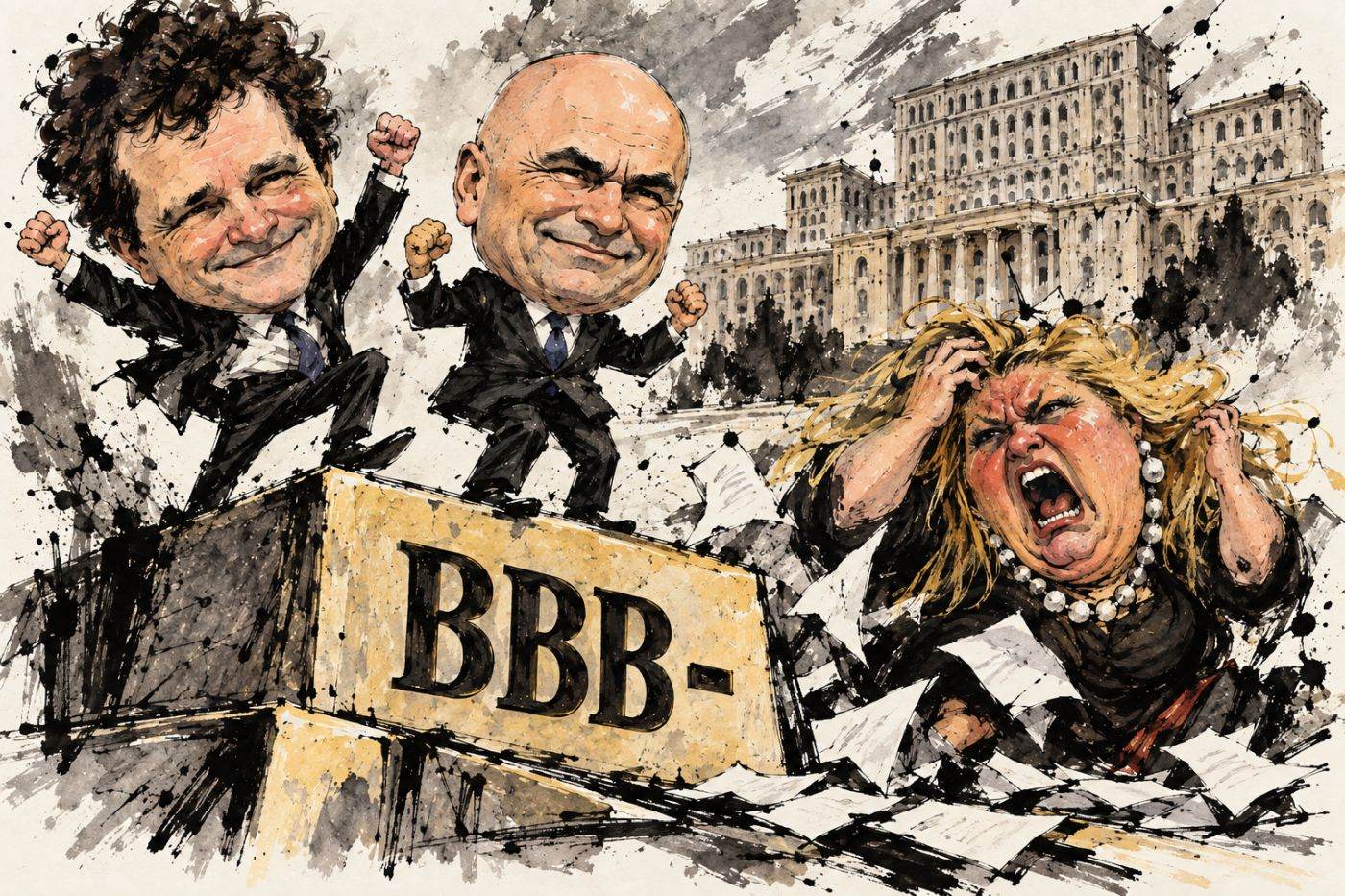S&P Global Ratings menține ratingul României la BBB-/A-3, în ciuda riscurilor politice și fiscale