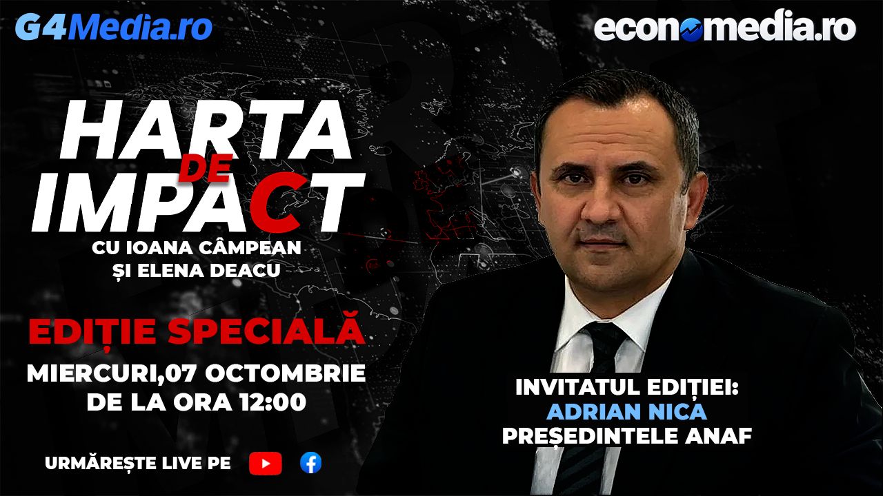 Adrian Nicușor Nica, președintele ANAF, va fi invitat într-o ediție specială a emisiunii Harta de impact