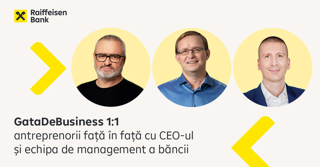 Raiffeisen Bank România lansează consultări 1:1 între managementul băncii și antreprenori