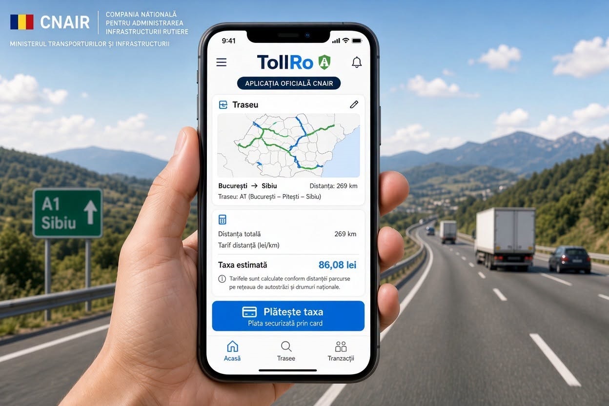 Revolta transportatorilor: Concordia și UNTRR cer suspendarea amenzilor pentru sistemul TollRo