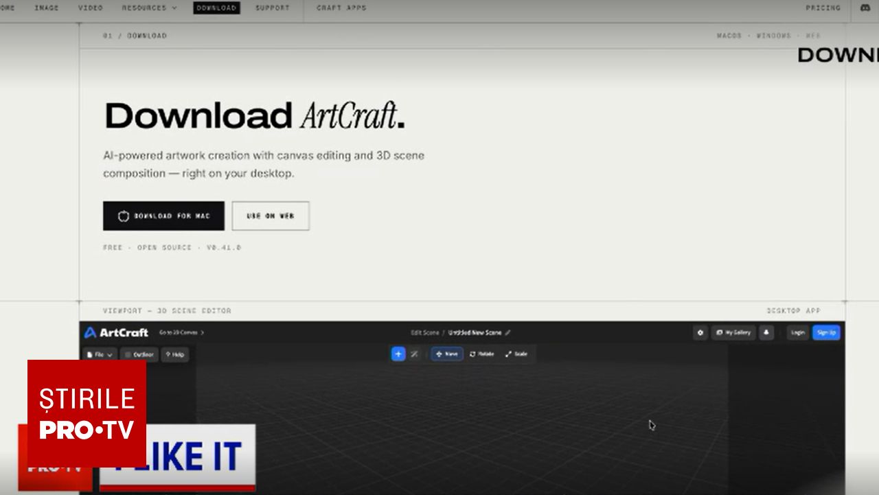 Proiectul Artcraft: o echipă de programatori folosește inteligența artificială pentru a replica suita Adobe